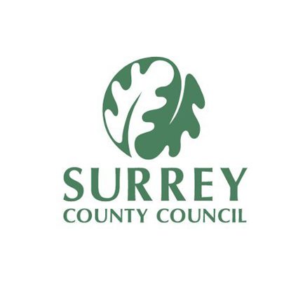 Surrey Logo Green Oak leaves